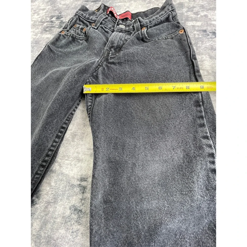 Levi's  Regular 550 Relaxed Fit Jeans Black Denim 24x22 100% Cotton